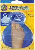 Almofada Plantar de Silicone - Ortho Pauher - com Anel 2 dedos - Unidade