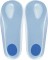 Palmilha Ortopédica - Ortho Pauher - Silicone 3/4 Siligel com Piloto e Ponto Azul - Par