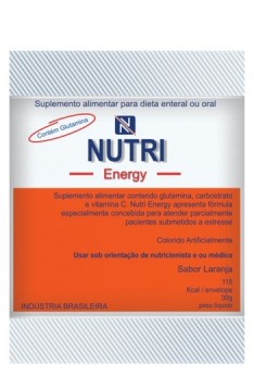 Suplemento - Nutrimed - Nutri Energy - Envelope 30g - Sabor Laranja