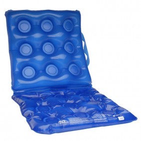 Forração Ortopédica - AG Plásticos - Assento Quadrado Gel com Encosto Inflável