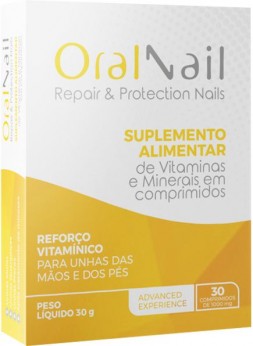 Suplemento Alimentar - BPB - Oral Nail - Fortalecimento das Unhas - 30 comprimidos