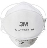 Respirador Descartável - 3M - Sem Válvula - Dobrável - PFF2 Aura 9360H+BR - Branco