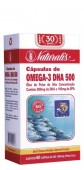 Omega 3 DHA 500 - Naturalis - 60 Cápsulas de 1000mg