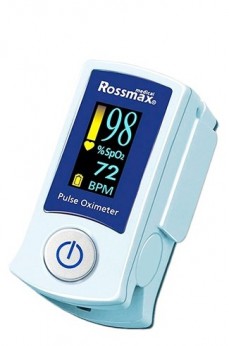 Oxímetro de Pulso com Monitor de dedo - Rossmax - Portátil SB220