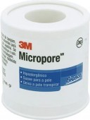 Fita Micropore - 3M - Hipoalergenica sem Latex