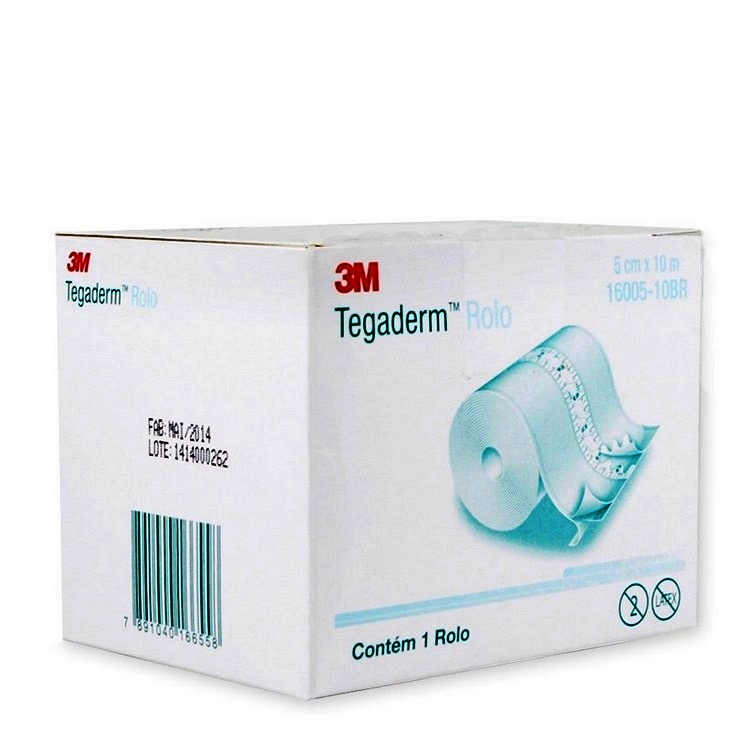 Curativo Tegaderm - 3m - Filme Transparente Rolo  Mais 
